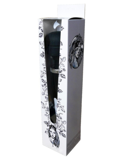 Stymulator Magic Massager Wand USB Black - Wibrator 10 Funkcji, Masażer, Zabawki