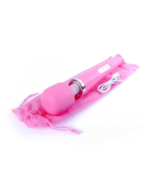Stymulator Magic Massager Wand USB Pink - Wibrator i Masażer 10 Funkcji