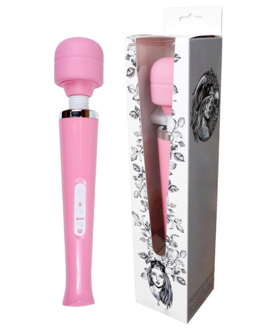 Stymulator Magic Massager Wand USB Pink - Wibrator i Masażer 10 Funkcji