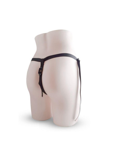 Cintura regolabile strap-on Purple con fallo realistico