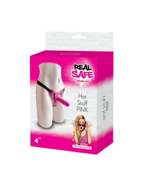 Toyz4lovers Różowy Strap-On z Realistycznym Dildo