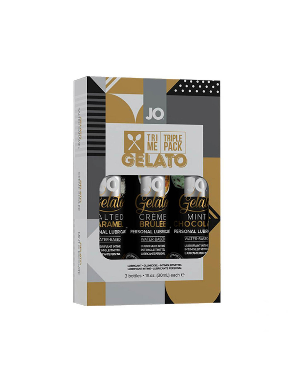 JO Gelato Tri Me Zestaw Żeli - 3x30 ml