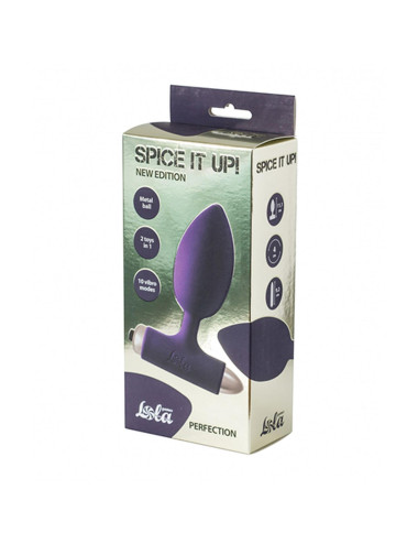 Vibrating Anal Plug Spice it up New Edition Perfection Ultraviolet