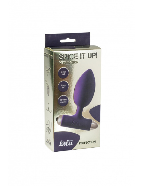 Plug anal wibrujący Spice it up Ultraviolet - New Edition Perfection
