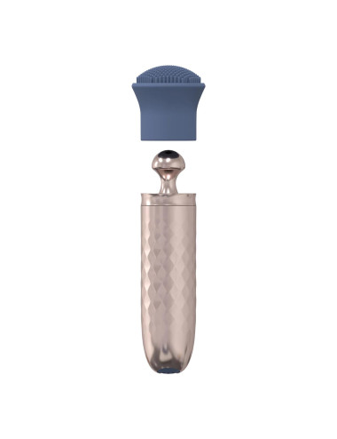 The Thrill - 10 Speed Interchangeable Vibrator - Blue