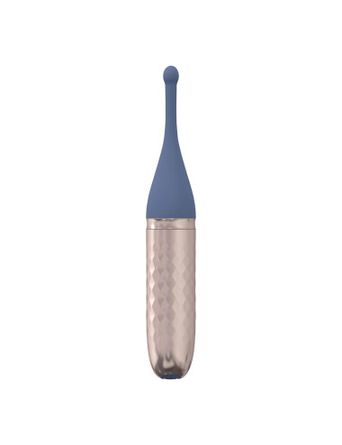 The Thrill - 10 Speed Interchangeable Vibrator - Blue