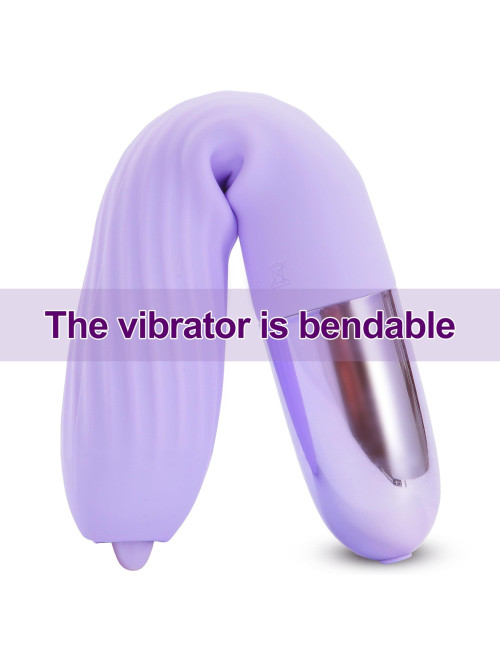 Wibrator Silikonowy USB — 10 trybów + ogrzewanie, wodoodporny, bezpieczny dla ciała – Zabawki, Wibratory, Stymulatory