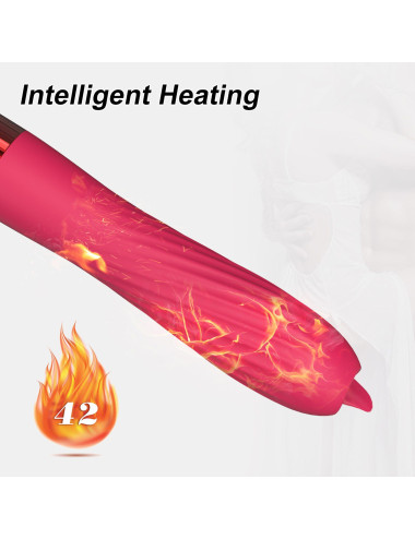Wibrator-Silicone Vibrator USB, 10 vibration modes, Heating