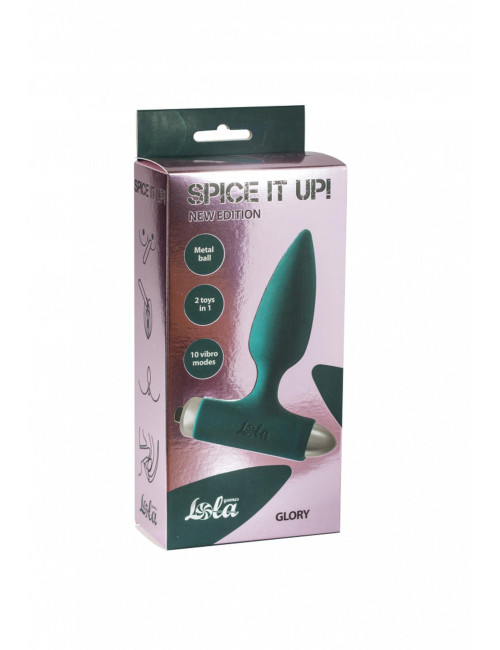 Wibrujący plug analny Lola Toys Spice It Up Glory Zielony