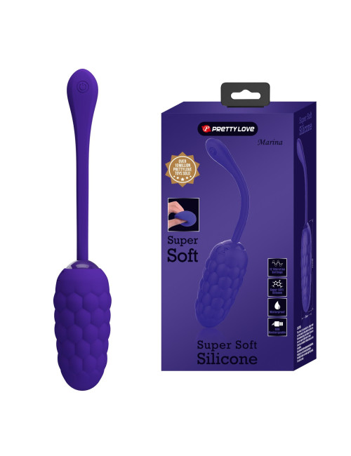 Pretty Love Marina Egg Purple - Jajko Wibrujące Bezprzewodowe z 12 Funkcjami
