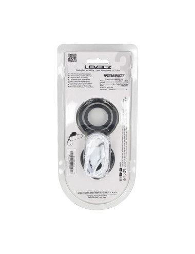 Vibrating Cock and Ball Ring with Winged Stimulator - Black