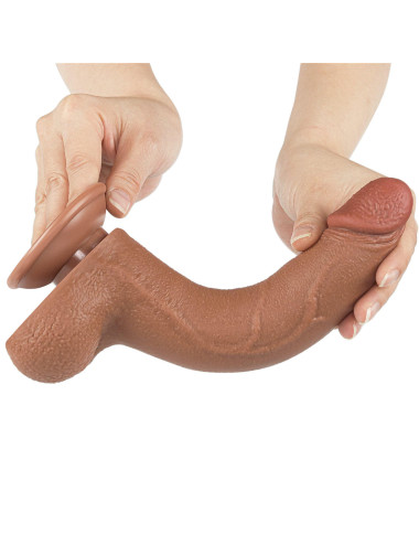 8.5'' Sliding Skin Dual Layer Dong Brown