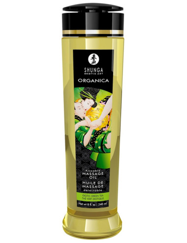 Olej do masażu Afrodyzjaki Organica Exotic Green Tea - 240 ml