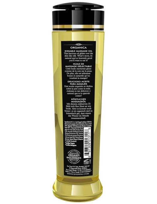 Shunga Organica Exotic Green Tea Jadalny olejek do masażu 240ml
