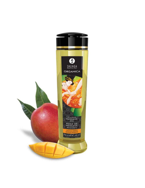 Olej do masażu Organica Luscious Mango - Afrodyzjak, olejki, wegański, naturalny