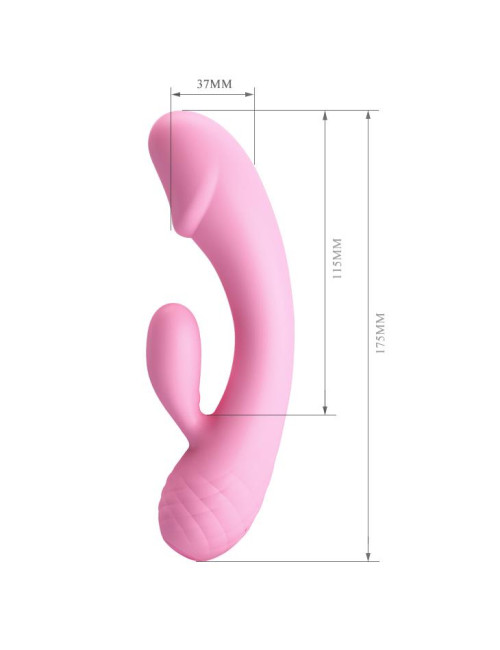 PRETTY LOVE RON Lila – Wibrator G-spot i Punkt G 12 funkcji, silikonowy, akumulatorowy – zabawki erotyczne