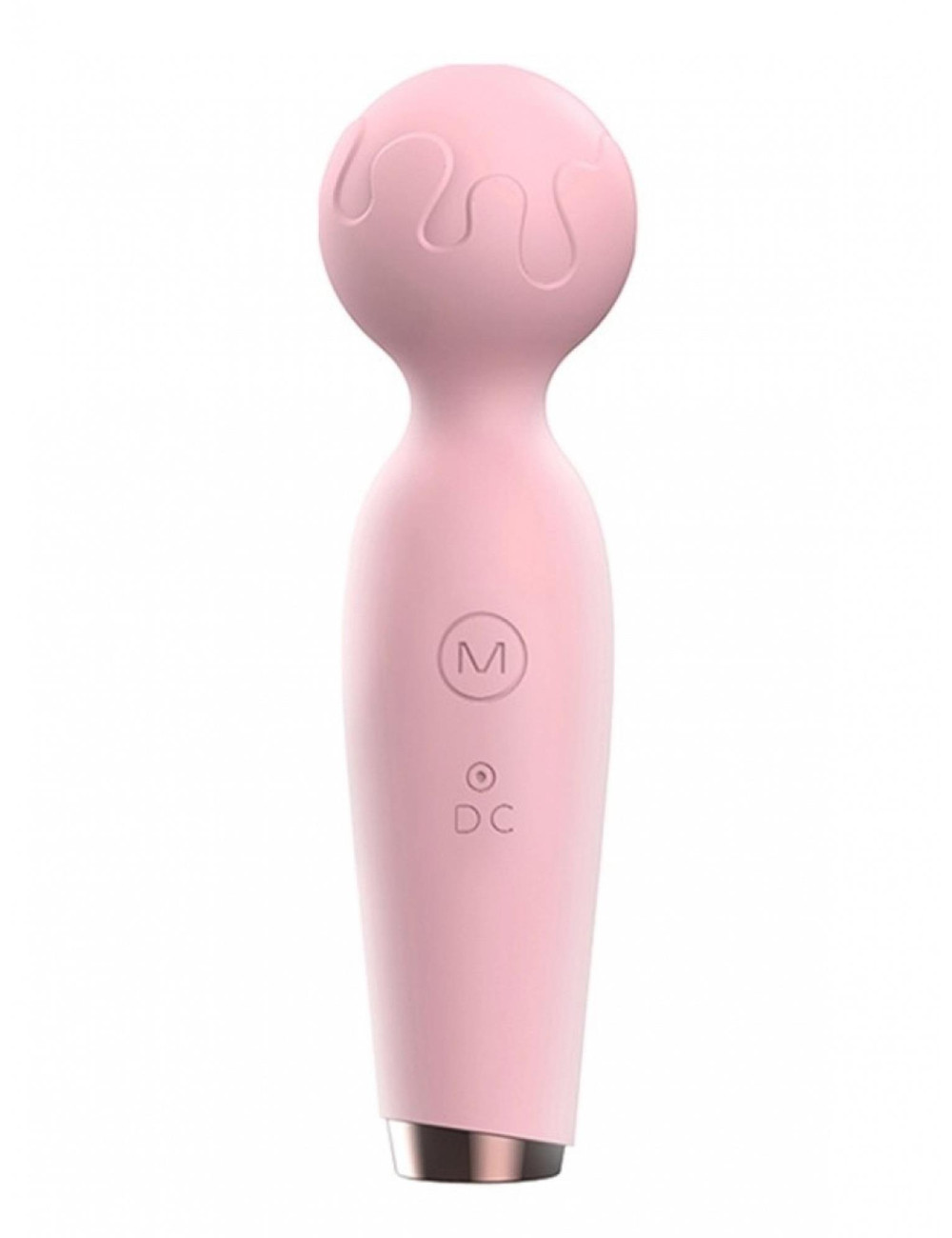 Mini Wand Pink - Wibrator i masażer silikonowy, 10 trybów, USB, wodoodporny, Zabawki