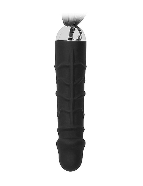 Ouch! Black Whip Bicz BDSM z Realistycznym Dildo i Piórkiem