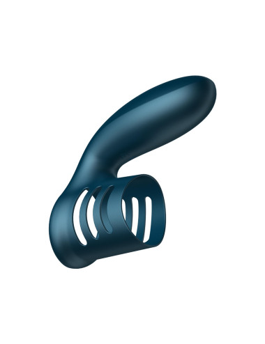 Wibrator-Silicone Ring Blue USB 7 Function