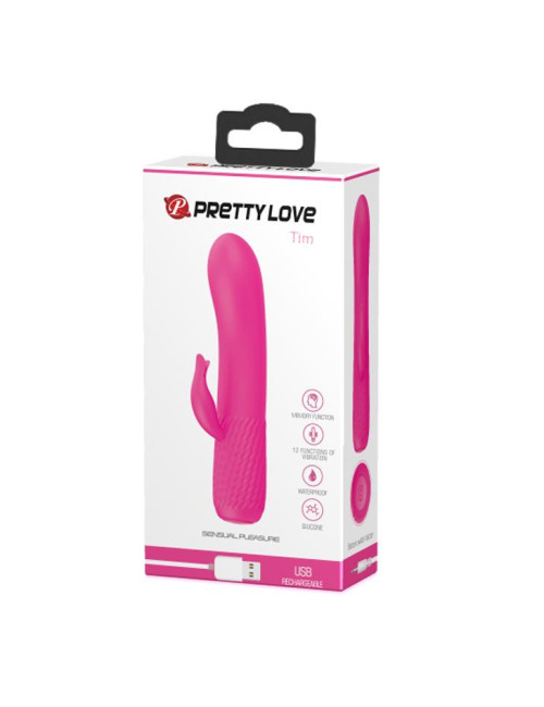 PRETTY LOVE TIM 12 funkcji wibracji - wibrator króliczek dla kobiet