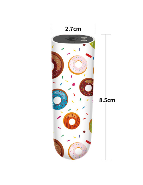 Rechargeable Donut Massager Mini Wibrator USB Wodoodporny ABS Bez ftalanów