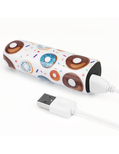 Rechargeable Donut Massager Mini Wibrator USB Wodoodporny ABS Bez ftalanów