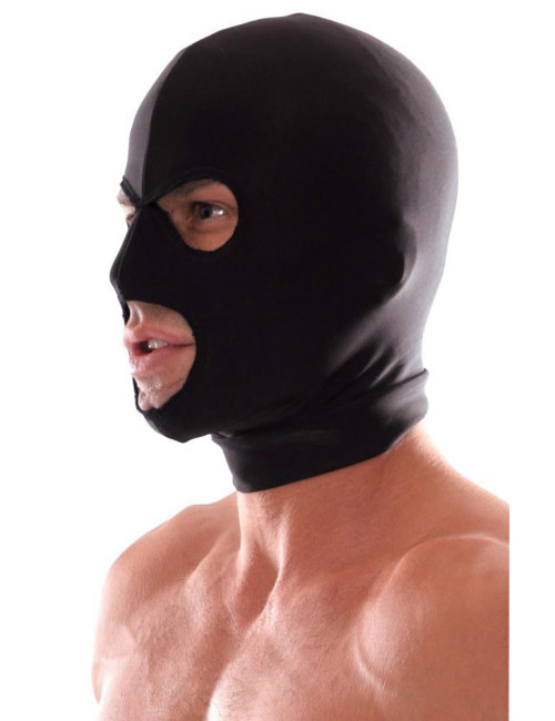 Maska BDSM Fetish Fantasy Series 3-Hole Spandex Hood