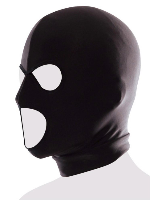 Maska BDSM Fetish Fantasy Series 3-Hole Spandex Hood
