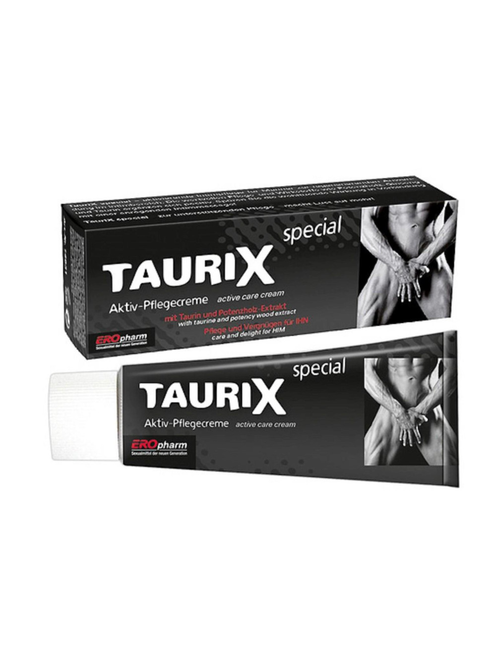 TauriX EROpharm - Afrodyzjak dla mężczyzn, żel wspierający erekcję, 40 ml