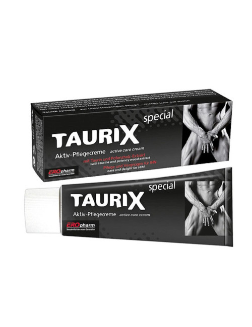 TauriX EROpharm - Afrodyzjak dla mężczyzn, żel wspierający erekcję, 40 ml