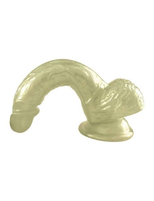 Pearlescent Dildo Mabe Pearl Golden - Dildo Żelowe, Realistyczny, Perłowy Połysk, 20,5 cm