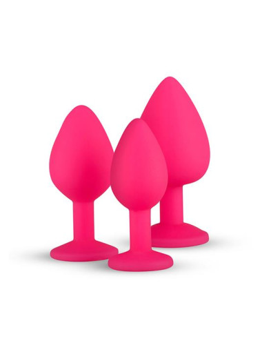 Plug-Diamond Plug Set-Pink