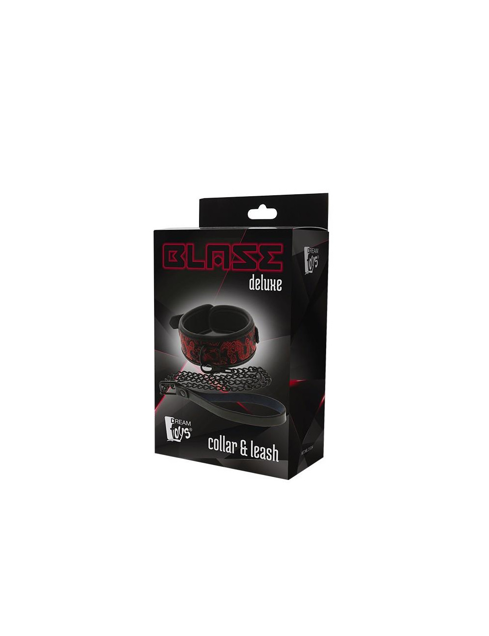 Dream Toys Blaze Deluxe Collar & Leash - Zestaw BDSM