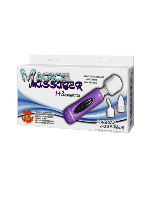 Baile Magical Massager - Wibrator z 3 nakładkami