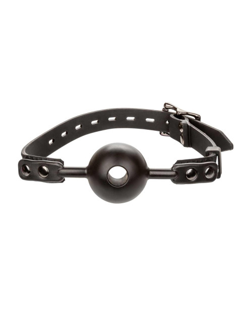 Removable Rose Gag Black – Zabawki BDSM Knebel Silikonowy z Zdejmowaną Różą, Wodoodporny