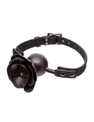Removable Rose Gag Black