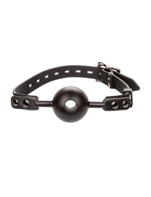 Removable Rose Gag Black – Zabawki BDSM Knebel Silikonowy z Zdejmowaną Różą, Wodoodporny