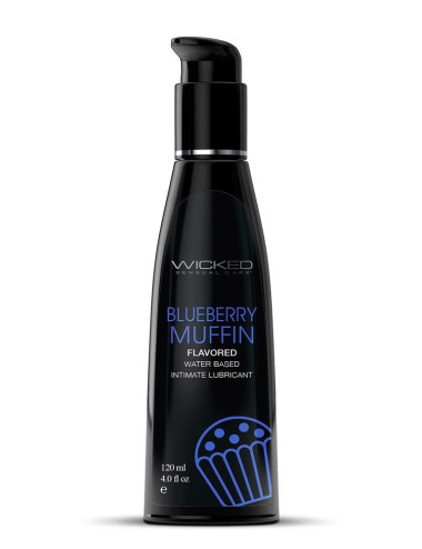 Afrodyzjaki Wicked Aqua Blueberry Muffin Lubrykant na bazie wody smak muffinek jagodowych wegański