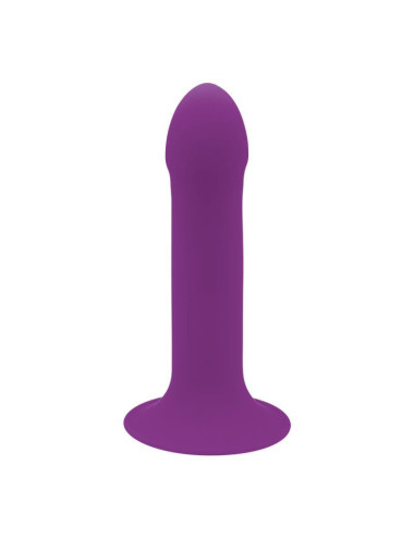 Hitsens 6 (5) Purple - Dildo Realistyczne z przyssawką, podwójna gęstość, silikon Silexpan