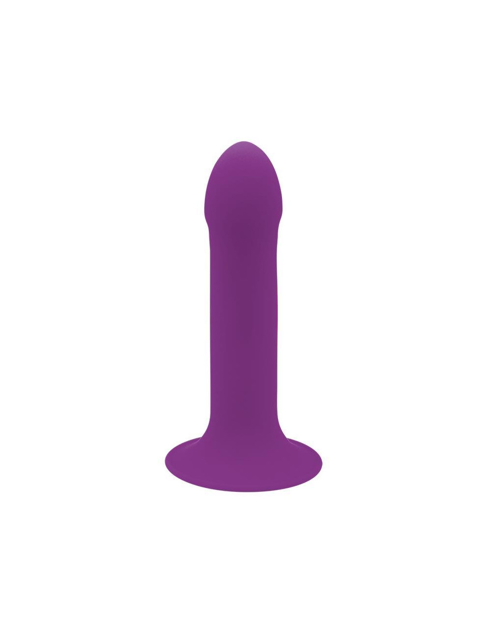 Hitsens 6 (5) Purple - Dildo Realistyczne z przyssawką, podwójna gęstość, silikon Silexpan