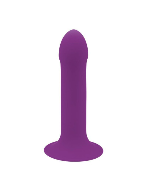 Hitsens 6 (5) Purple - Dildo Realistyczne z przyssawką, podwójna gęstość, silikon Silexpan