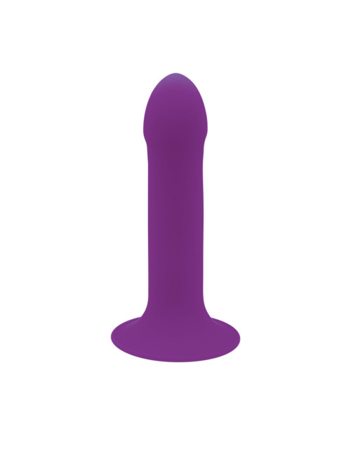Hitsens 6 (5) Purple - Dildo Realistyczne z przyssawką, podwójna gęstość, silikon Silexpan