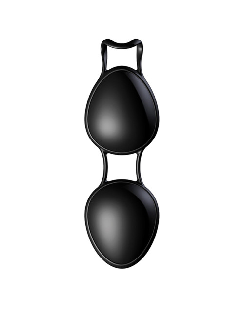 Kulki Joyballs Secret Black - Bezwibracyjne Kulki Kegla Silikon Medyczny