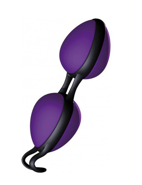 JoyDivision Joyballs Secret Violet-Black - Silikonowe kulki Kegla