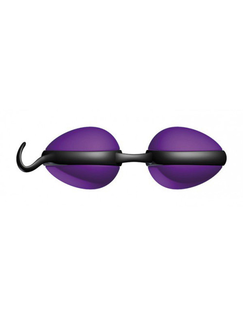 JoyDivision Joyballs Secret Violet-Black - Silikonowe kulki Kegla