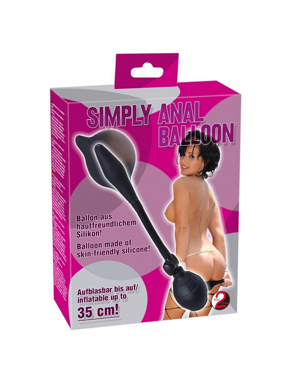 Simply Anal Balloon – Pompowany Balon Silikonowy do Zabawek Analnych