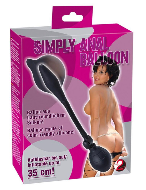 Simply Anal Balloon – Pompowany Balon Silikonowy do Zabawek Analnych