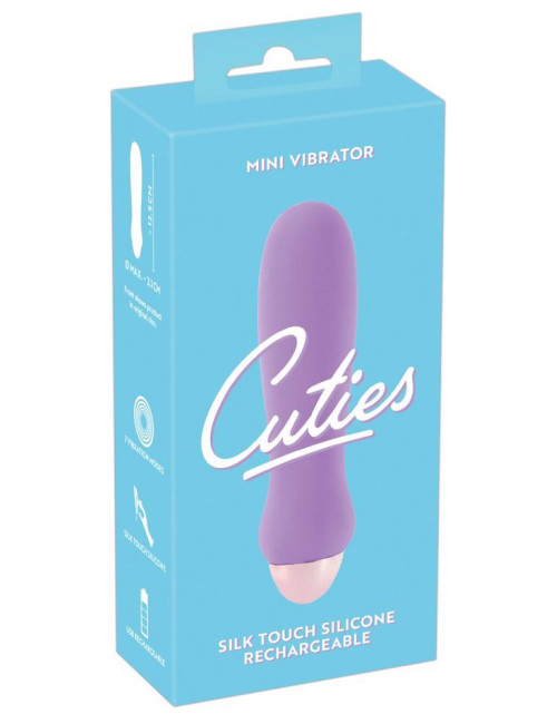 Cuties Mini Wibrator silikonowy fioletowy - Zabawki / Wibratory / Mini