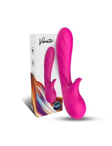 Romance Pink Wibrator Punkt G - silikonowy, wodoodporny, 9 trybów, cichy