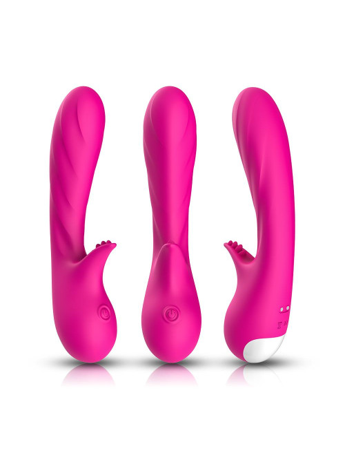 Romance Pink Wibrator Punkt G - silikonowy, wodoodporny, 9 trybów, cichy